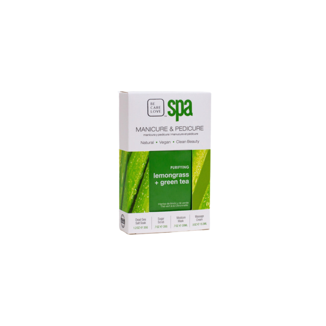 SPA FOOT SOAK LEMON GRASS AND GREEN TEA 4/PK