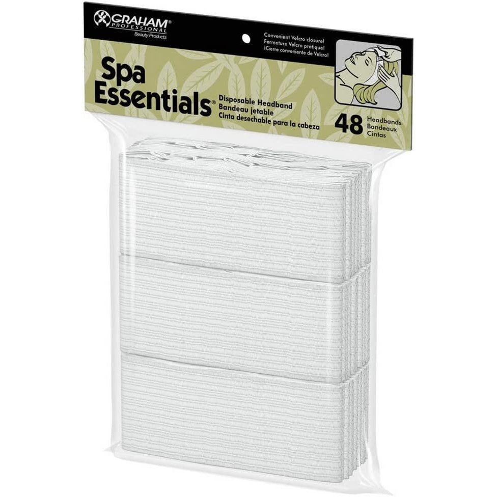 SPA ESSENTIAL DISPOSABLE HEADBAND 48/PK