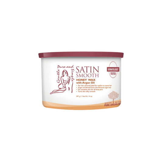 SATIN SMOOTH HONEY WAX W/ARGAN OIL ORGANIC