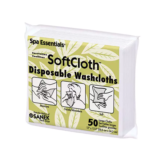 SPA ESSENTIAL DISPOSABLE WASHCLOTH 50/PK
