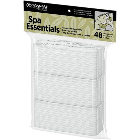 SPA ESSENTIAL DISPOSABLE HEADBAND 48/PK