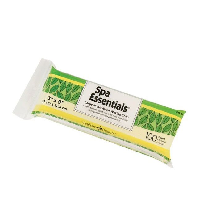 SPA ESSENTIAL WAXING STRIP 3" X 9" 100/PK*