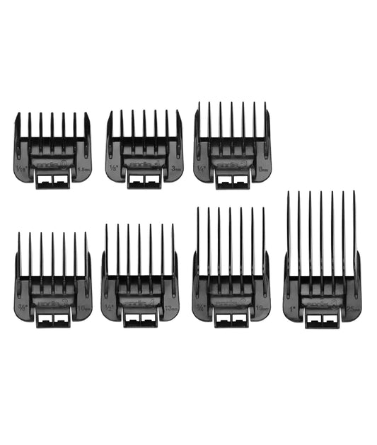 ANDIS SNAP-ON BLADE ATTACHMENT COMBS 7PCS