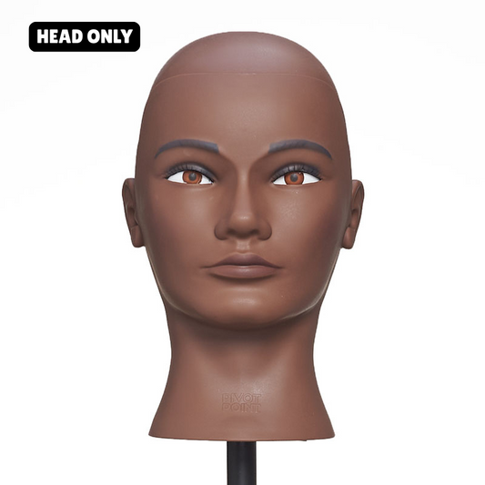 CAP SERIES HEADFORM DARK SKIN TONE (SMALL HEAD SIZE)