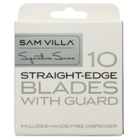 Sam Villa Straight-Edge Blades package of ten.