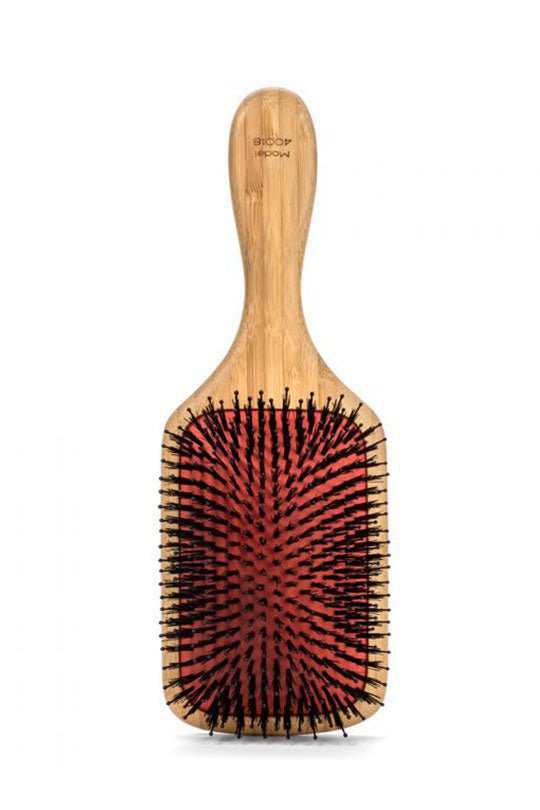 Sam Villa Artist Series Polishing Paddle Brush with wood handle.